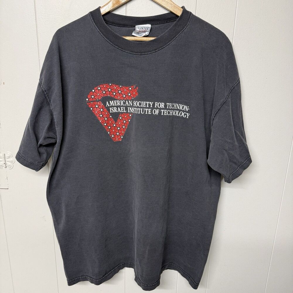 Vtg American Society For Technion Israel Institute of Technology T Shirt USA XL